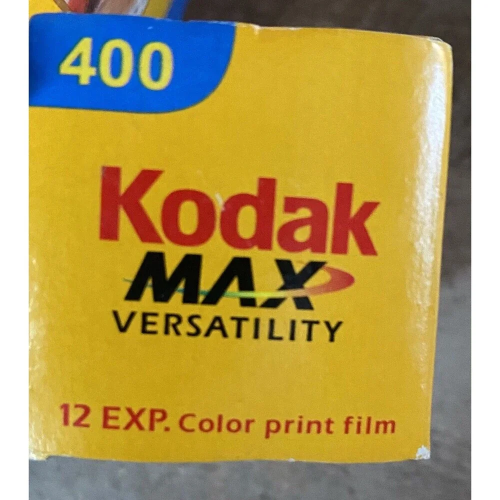Kodak Max 400 Film 35 mm Color 12 Exposure Expired 3/03 NOS
